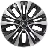Cerchi da 16 pollici CLA Shooting Brake X118 5 doppie razze nero