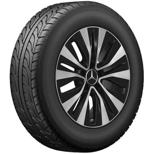 cerchi Mercedes-Benz Classe B W247 17 pollici 5 doppie razze nero opaco | A1774011000 7X36-W247