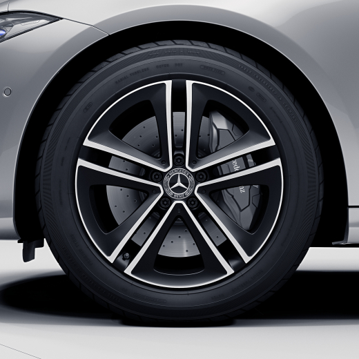 Set cerchi a 5 doppie razze da 18 pollici CLS C257 Original Mercedes-Benz | A2574010100/0200-7X36
