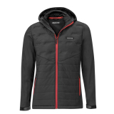 Chaqueta híbrida para hombre AMG negro rojo Original Mercedes-AMG