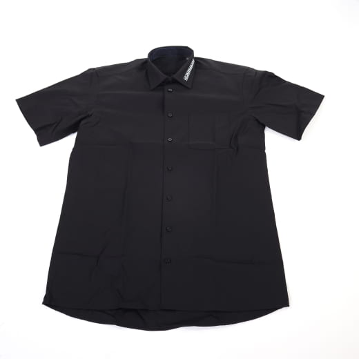 Chemise noire à manches courtes Regular Fit Kunzmann | KNZHemdKurzarm