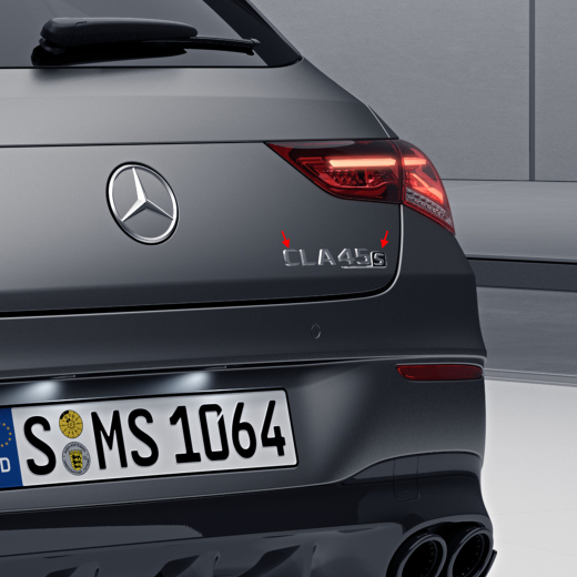 Logo CLA 45 AMG S identifiant de modèle C118 X118 original Mercedes-Benz | A1188172100