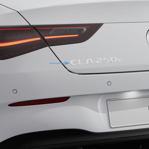 CLA 118 opschrift chroom motorisering achterklep origineel Mercedes-Benz