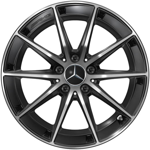 Llantas AMG 18 pulgadas CLA 35 X118 Shooting Brake 10 radios negro original Mercedes-AMG | A1184010500 7X23-X118