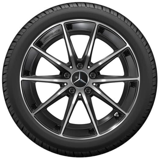 Llantas AMG 18 pulgadas CLA 35 X118 Shooting Brake 10 radios negro original Mercedes-AMG | A1184010500 7X23-X118