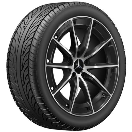 Llantas AMG 18 pulgadas CLA 35 X118 Shooting Brake 10 radios negro original Mercedes-AMG | A1184010500 7X23-X118