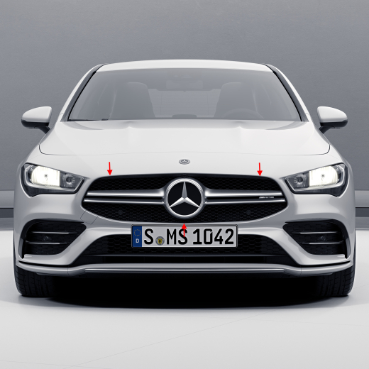Calandre CLA 35 AMG Twin-Blade C118 X118 pièce d'origine Mercedes-Benz | CLA35-Twinblade-Grill-118