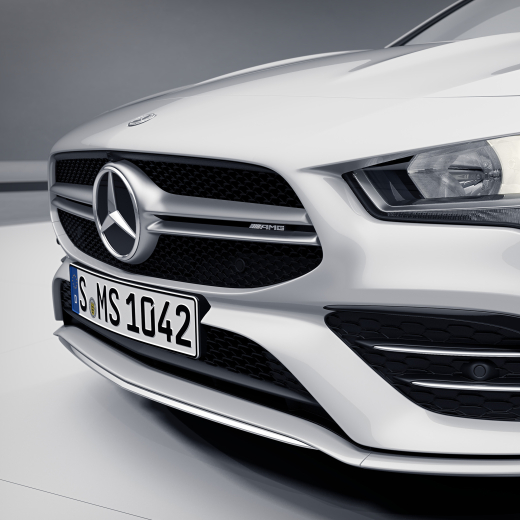 Rejilla del radiador CLA 35 AMG Twin-Blade C118 X118 original Mercedes-Benz | CLA35-Twinblade-Grill-118