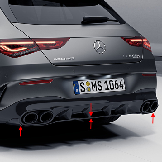 Parte trasera Aero CLA 45 AMG CLA 118 Original Mercedes-Benz | cla-rear-aero