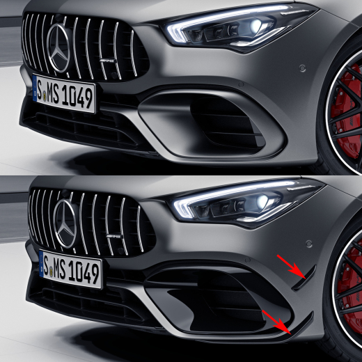 CLA 45 AMG Aero Flaps C118 X118 Mercedes-Benz original | Aero-Flics-Front-118