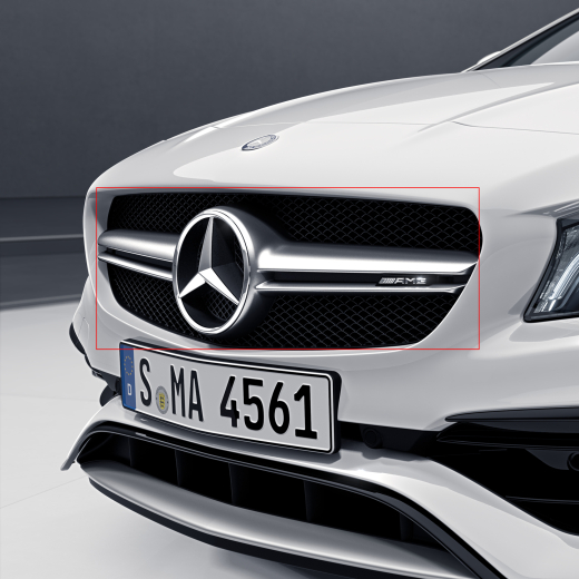 Parrilla Twin-Blade CLA 45 AMG | Restyling C117 & X117 | Original Mercedes-Benz  | 117-45AMG-FL-Grill