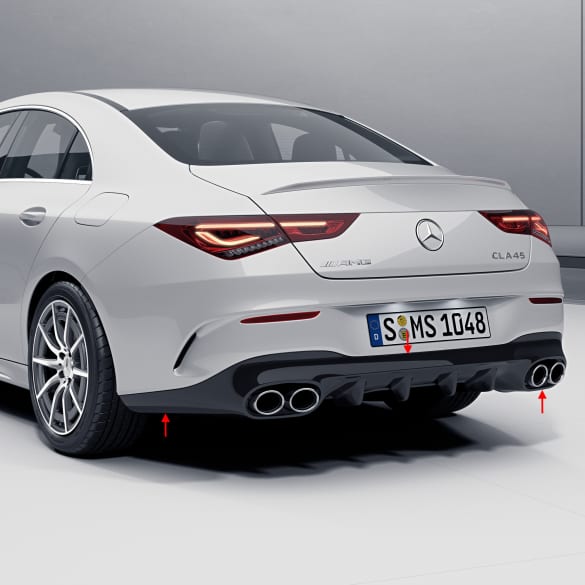 CLA 45 AMG rear Diffusor C118 / X118 genuine Mercedes-Benz | CLA-45-diffusor