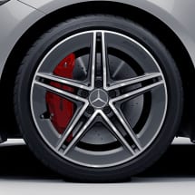 AMG 19 inch rims 5-doublespoke tantal grey CLA C118/X118 | A17740122007Y51-118