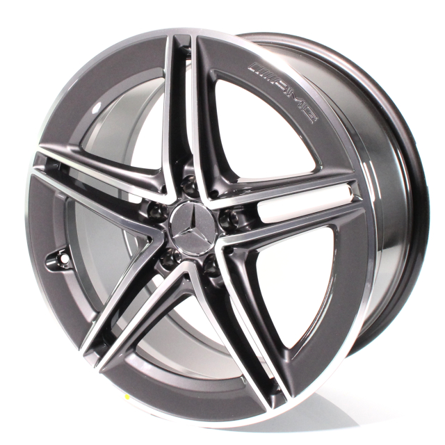 AMG 19 inch rims 5-doublespoke tantal grey CLA C118/X118 ...