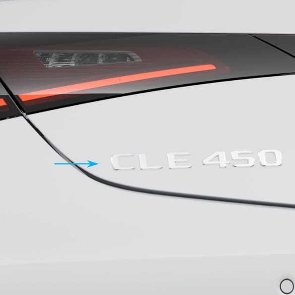 CLE 236 lettering chrome motorisation tailgate Genuine Mercedes-Benz