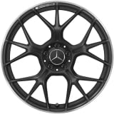 Originele Mercedes-AMG 20 inch gesmede velgen C236 A236 mat zwart kruisspaken