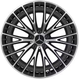 CLE 53 AMG 20-inch rims C236 A236 black matt cross-spoke genuine Mercedes-AMG