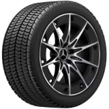 Ruote invernali 53 AMG 19 pollici CLE Coupé C236 nero opaco Original Mercedes-Benz Michelin