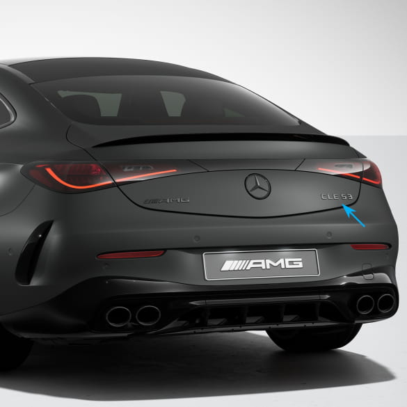 CLE 53 Schriftzug dark chrome CLE C236 Coupé Original Mercedes-AMG