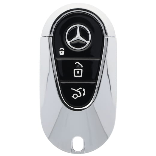 Clé USB porte-clés noir chromé 64 Go | B66959672