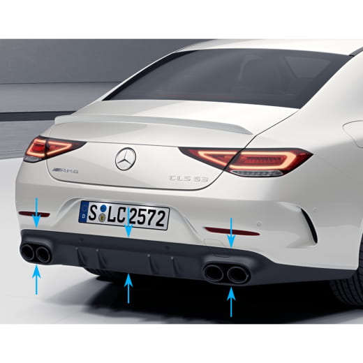 CLS 53 AMG Facelift Rear Diffuser CLS C257 Original Mercedes | CLS53-AMG-Dif-FL