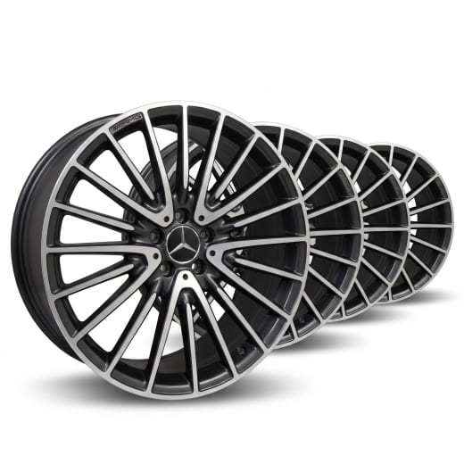 Llantas CLS 53 AMG 20 pulgadas C257 negras originales Mercedes-AMG | A2574014200/4300 7X23