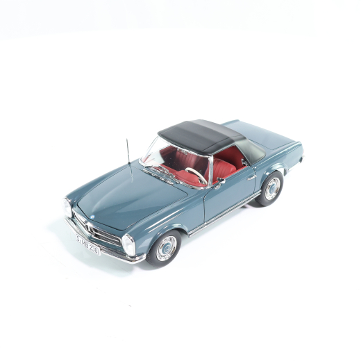 Coche en miniatura 1:18 230 SL Pagoda W 113 descapotable azul grisáceo Original Mercedes-Benz | B66040681