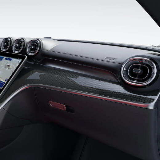 Elemento decorativo abitacolo cruscotto CLE 236 Original Mercedes-Benz | 236-Cockpit
