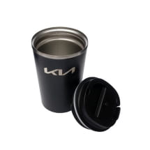 Coffee mug 0.35l Stainless steel Black Genuine KIA | 66951ADE4601