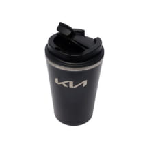 Coffee mug 0.35l Stainless steel Black Genuine KIA | 66951ADE4601
