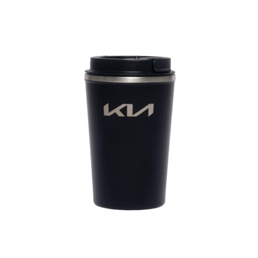 Coffee mug 0.35l Stainless steel Black Genuine KIA | 66951ADE4601