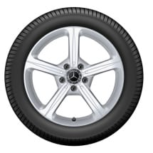 snow wheels 17 inch vanadiumsilver | A-Class W177 genuine Mercedes-Benz | Q44014311002A-A