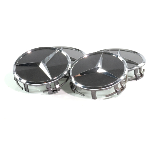 Tapacubos Mercedes-Benz gris titanio con estrella cromada | A2204000125 9771-Satz