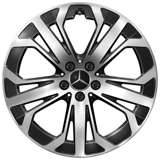 Juego de llantas 19 pulgadas de 5 radios triples GLC Coupé C254 negro | A2544015600 7X23-C254