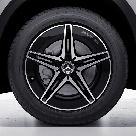 Llantas AMG de 18 pulgadas EQA H243 negras original Mercedes-Benz | A2434011700-7X23-EQA