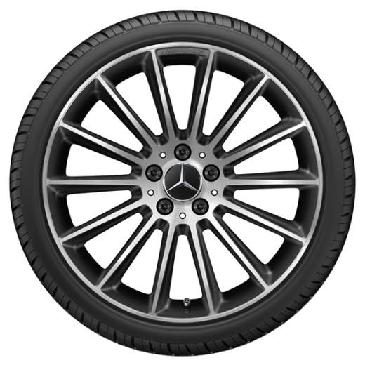 Juego de llantas AMG de 19 pulgadas CLA 118 negro | A17740116007X23-118