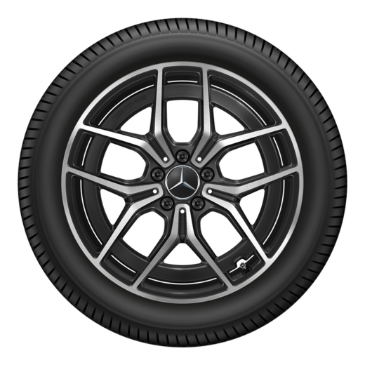 Llantas de 19 pulgadas EQB X243 negras Original Mercedes-AMG | A2434010500-7X23-EQB