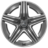 Juego de llantas AMG de 20 pulgadas GLC X254 tantalgrau 5 radios dobles Original Mercedes-AMG