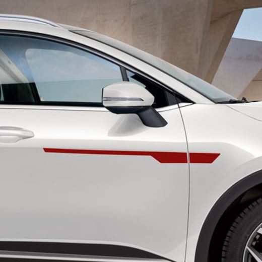 Juego de vinilos de moldura de aleta rojo Kia Sportage NQ5 original Kia | R2200ADE10RD