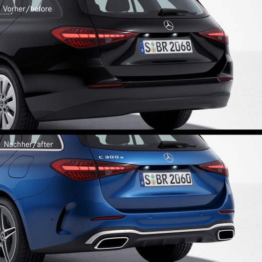 Conversión paragolpes trasero AMG-Line Clase C Estate S206  | S206-AMG-Stoßfänger
