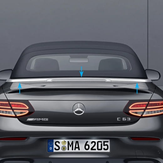 Convertible top compartment cover C-Class Cabriolet A205 Original Mercedes-Benz | A2057503900 2B53