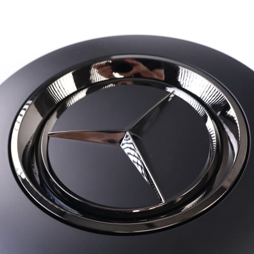 Coprimozzo nero opaco stella Dark Chrom Original Mercedes-AMG | A0004003300 9Z50-B