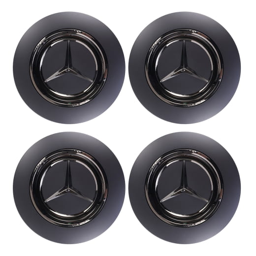 Coprimozzo nero opaco stella Dark Chrom Original Mercedes-AMG | A0004003300 9Z50-B