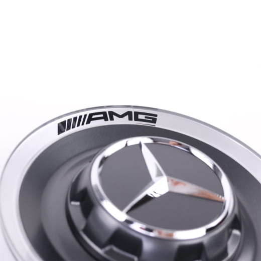 Coprimozzo AMG design con chiusura centrale grigio tremolite opaco Original Mercedes-Benz | A0004005700 7Y86-B