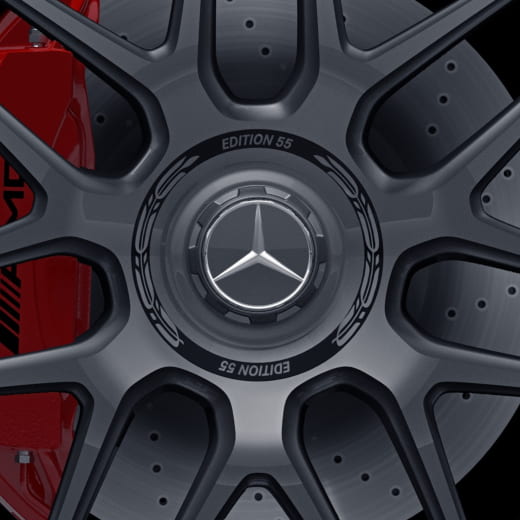 Coprimozzo AMG Edition 55 per cerchi forgiati, originale Mercedes-Benz | A0004005700 7269-B