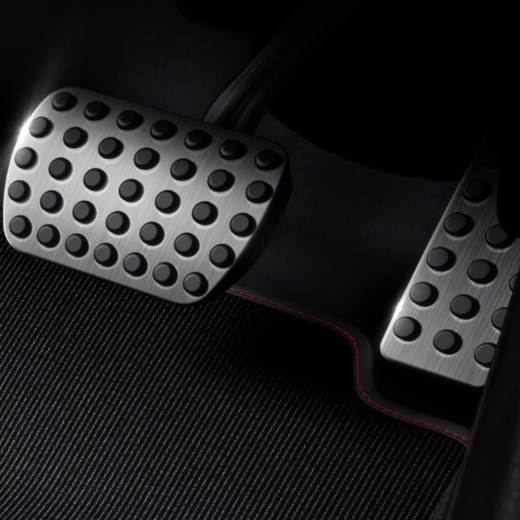 Couvre-pédales en acier inoxydable CLA 117 facelift Original Mercedes-Benz | A2462901500-B