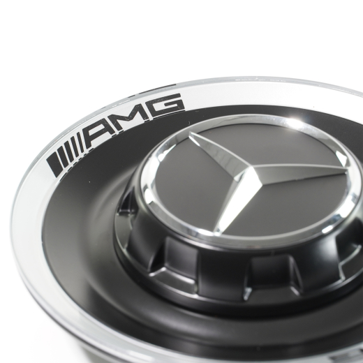 Cubrebuje AMG para llantas forjadas negro mate | A0004005700 9283-B