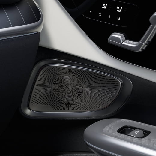 Cubiertas de altavoz Burmester CLE Cabrio A236 Original Mercedes-Benz | Burmester-A236-front