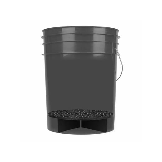 Cubo de lavado para coche 20L con filtro de suciedad negro | 19974
