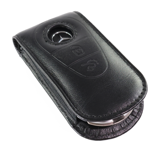 Sleeve per chiave 8. generazione in pelle bovina nera Original Mercedes-Benz | B66960576